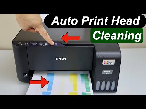 Epson ET 2400 Print Head Cleaning (L1210, L1250, L3210, L3250 Printers Auto Print Head Cleaning)