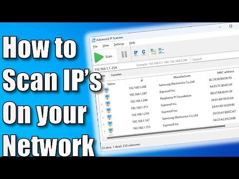 How to Scan IPs | Find Devices on your Network
