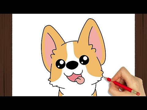 How To Draw a CORGI KAWAII I Como Desenhar um CORGI KAWAII