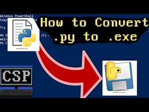 How to Convert a Python Script into a .exe File