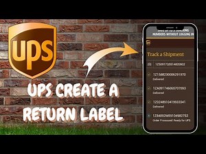How to Create and Email a UPS Return Label - Here's How You Can Do It // 2025 Edition