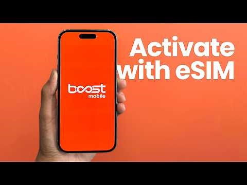 How to Activate Boost Mobile eSIM! (Native Boost Wireless Network)