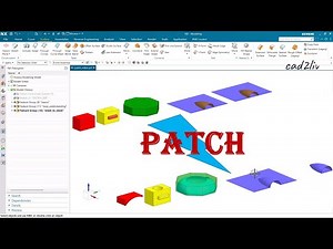 NX_Surface_Modeling | #Patch| Patch in NX | #nxtutorials | NX CAD | Cad2liv