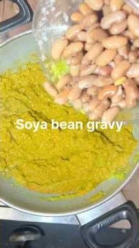 Daily cooking- soya bean gravy recipe #youtubeshorts #cookingvlog #soyabean