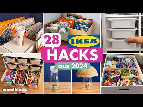 28 IKEA Hacks – Die besten Hacks aus 2024 ✨ | DIYs, Tipps & Mom Hacks | mamiblock