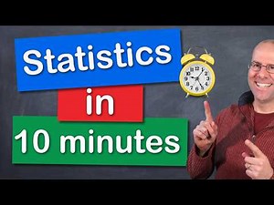 Statistics in 10 minutes. Hypothesis testing, the p value, t-test, chi squared, ANOVA and more
