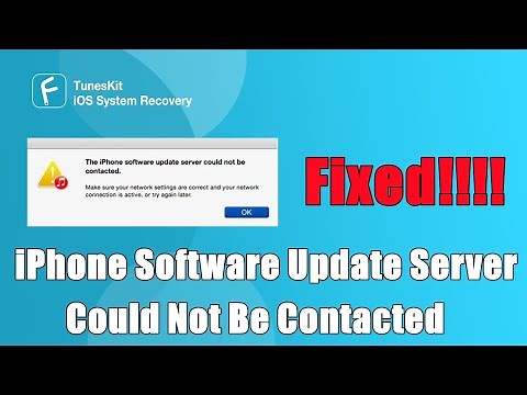 iPhone Software Update Server Could Not Be Contacted? Solved!