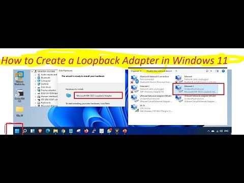 How to create a Microsoft loopback adapter in Windows 11