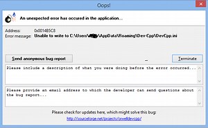 Dev C   Application Error