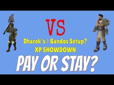 Pay or Stay #14 | Dharok's vs Bandos Setup | OSRS NMZ