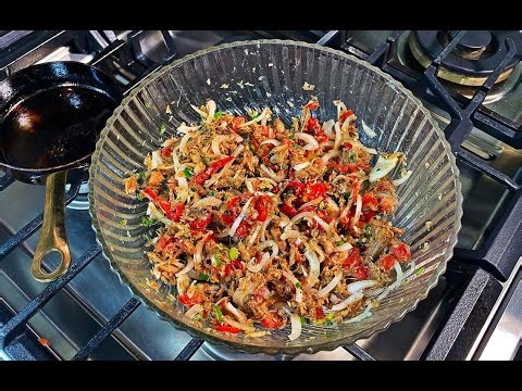 Quick and Easy Smoked Herring Choka | CaribbeanPot.com