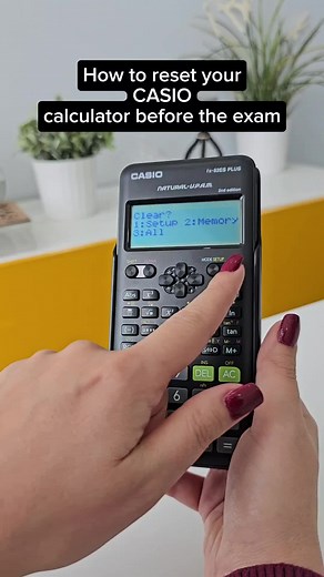 How to Reset Your Casio Calculator for Exams