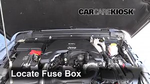 Interior Fuse Check: 2020 Jeep Gladiator Overland 3.6L V6