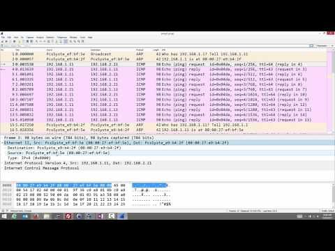 Analysing Ping with Wireshark