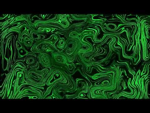 Green Psychedelic Background Loop 4K Trippy Live Wallpaper | No Sound