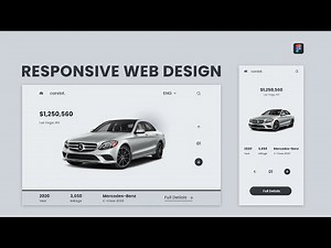 Responsive Website/Web Design and Prototype with Figma