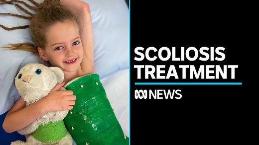 Girl finally free from full-body cast after three years