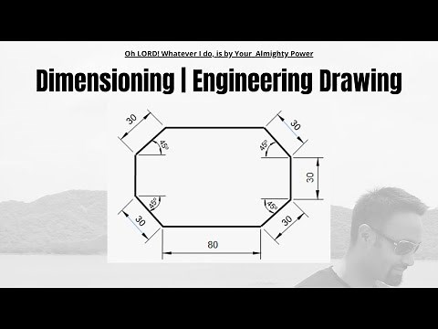 dimensioning rules in engineering drawing