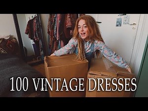 I bought 100 vintage dresses