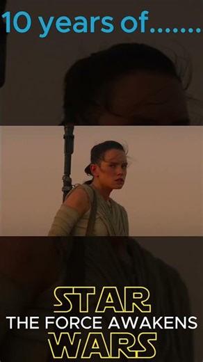 Rey meets BB8! The Force Awakens is turning 10