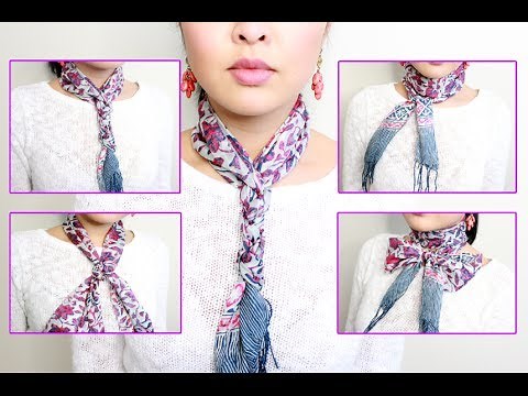 HOW TO: Tie A Neck Scarf IN 5 MINUTES!