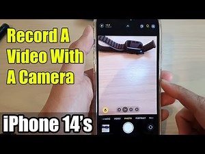 iPhone 14's/14 Pro Max: How to Record A Video With A Camera