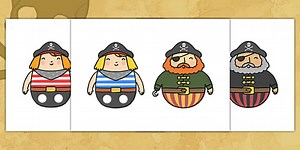Pirate Finger Puppets
