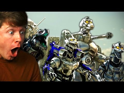Reacting to the EVOLUTION of MECHAGODZILLA
