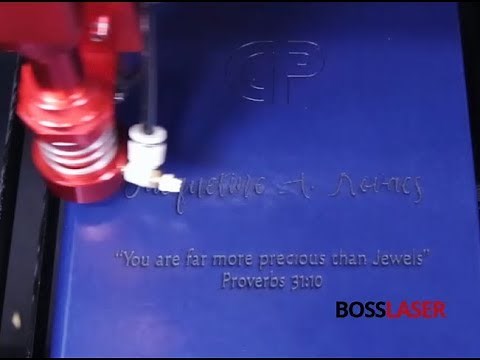 DIY Laser Engraved Leather Journal / Book Cover - Boss Laser