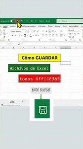 Todas las formas de GUARDAR los archivos de EXCEL y OFFICE. #excel #guardarchivos #archivos