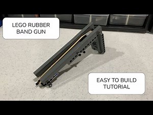 LEGO Rubber Band Gun + Tutorial - Simple Design
