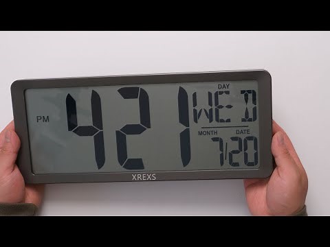 Set up and Review: XREXS Large Digital Wall Clock