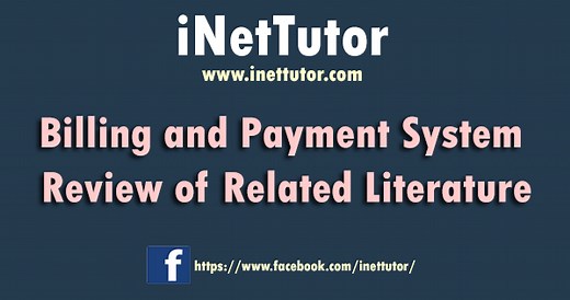Billing and Payment System Review of Related Literature
