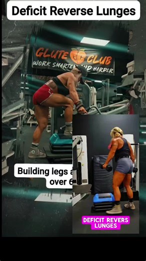 I've had a couple of people message me, asking me to demonstrate this deficit reverse lunge using dumbbells, here ya go🤩 #DeficitLunges #onlinecoaching #womenover60 #ReverseLunges #StrongIsAgeless #StrengthAtAnyAge #IFBBProOver60 #getyourbodybackafter50