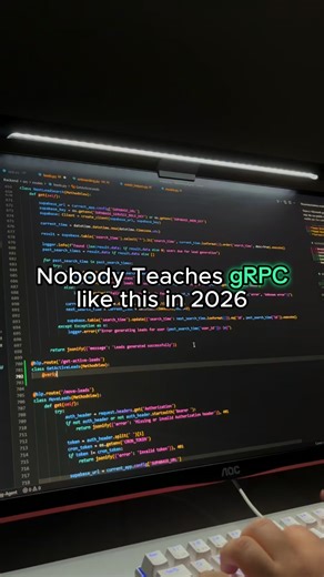 Berkhan on Instagram: "Comment "GRPC" to get links! 🚀 Want to learn gRPC in a way that actually sticks? This mini roadmap helps you go from beginner to building fast, typed microservices with Protocol Buffers and HTTP/2. 🎓 gRPC Intro Perfect starting point if you are new to gRPC. You will understand what gRPC is, why teams use it for microservices, and how it compares to REST. Great for learning core ideas like RPC, service definitions, stubs, and how client server communication works. 📘 gRPC