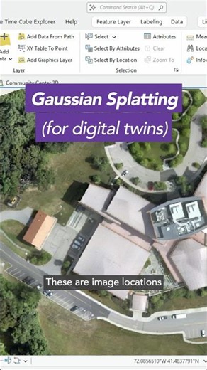 Gaussian splatting turns drone imagery into photorealistic digital twins #geospatial #mapping