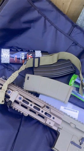 Heckler & Koch HK416 Airsoft #airsoft #airsoftcqb #pubg #shorts #shootingrange