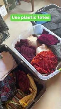The BEST WAY to Pack Your Clothes When Moving