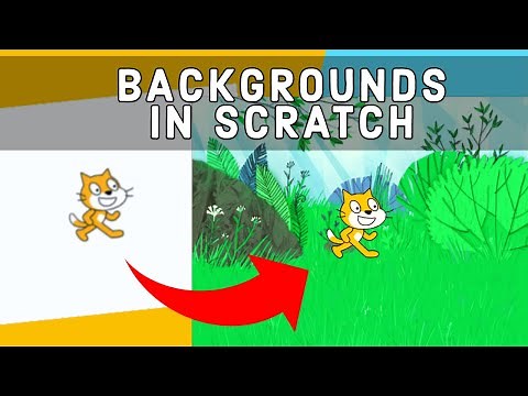 How to add Backgrounds in Scratch - Upload, Draw, and Add!
