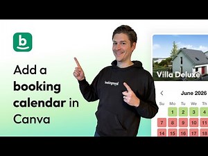 Add a booking calendar in Canva