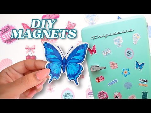 HOW TO MAKE DIY MAGNETS WITH YOUR CRICUT + Giveaway! 💛