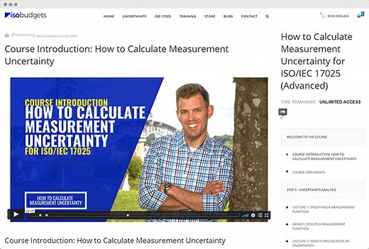 Measurement Uncertainty Training for ISO/IEC 17025:2017 - ISOBudgets