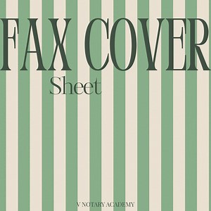 Fax Cover Sheet - Etsy Australia