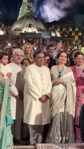 Mukesh Ambani & Nita Ambani get EMOTIONAL during Radhika's entry at Anant Ambani's pre-wedding bash