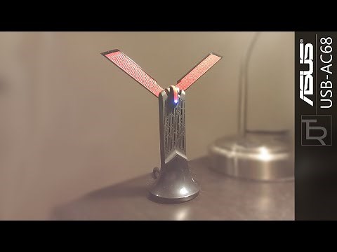 Unboxing, Review, & Setup - Asus USB-AC68 WiFi Adapter