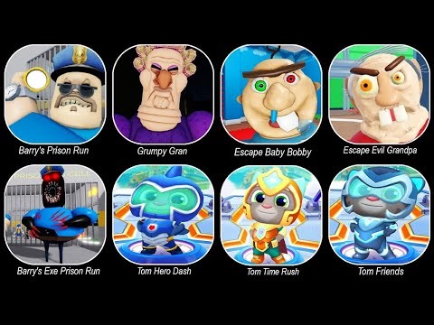 ROBLOX: Barry Prison Run, Grumpy Gran, Escape Bobby, Escape Evil Grandpa Barry Exe Prison Run