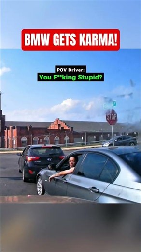 This BMW Driver Gets Taught A Lesson!