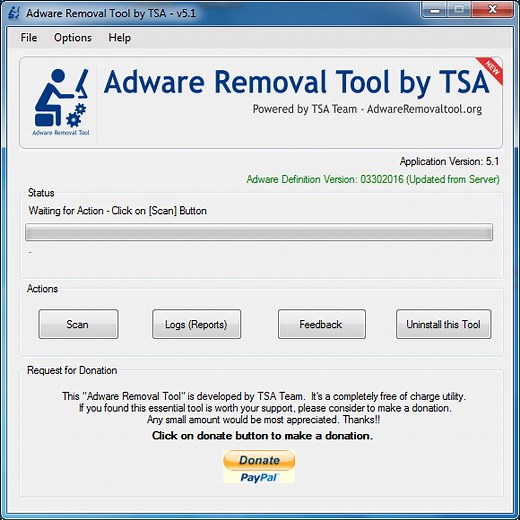 Adware Removal Tool Download (Freeware Utility) - TSA