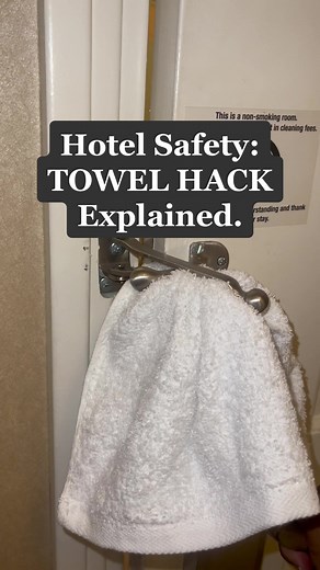 Hotel Room Security Tips: Using Towels to Secure Your Door