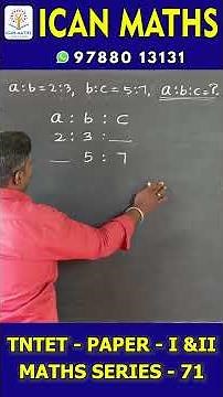 ✅ TET – MATHS SERIES #71 #tntet #tntetmaths #icanmaths